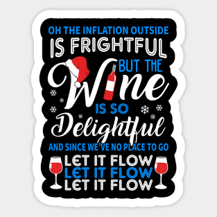 Funny Wine Sweater Sticker